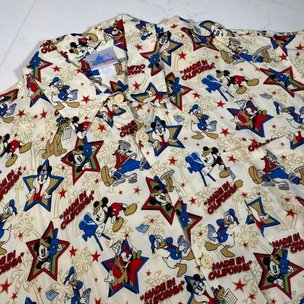 Vintage Disneyland Resort Camp Hawaiian Shirt XXL‎ – Hollywood Movie Theme